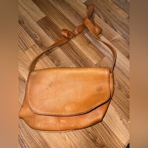 Coach Tan Leather crossbody bag